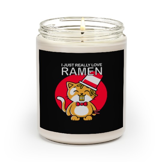 Cat Ramen Lover I Just really love Ramen Scented Candles