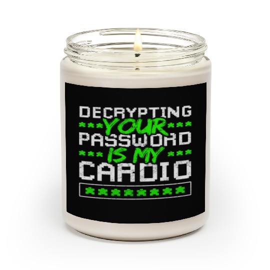 Cyber Security Password Decryption Scented Candles