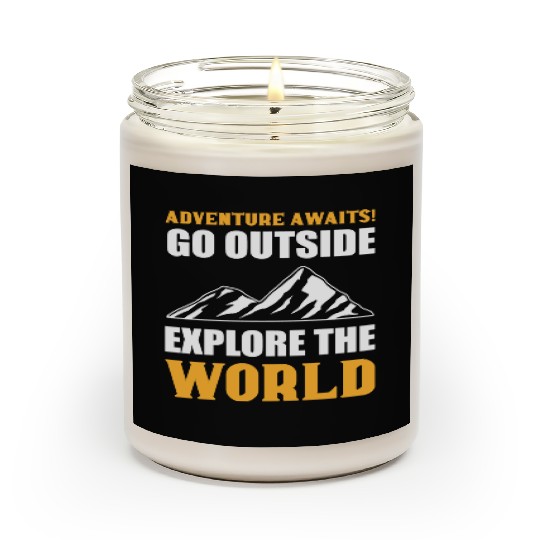 Explore the World Courageous Person Gift Scented Candles