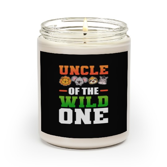 Uncle of the Wild One Nephew Niece Scented Candles