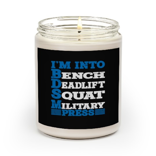 Im Into BDSM Bench Squat Deadlift Military Press10 Scented Candles