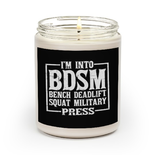 Im Into BDSM Bench Squat Deadlift Military Press12 Scented Candles