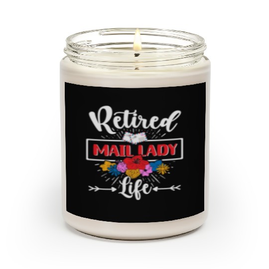 Retired Postal Worker Gifts Retirement Mail Lady Scented Candles