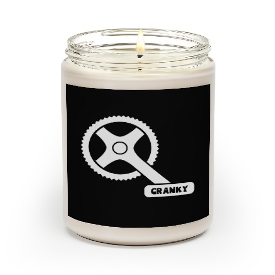 Cranky - Funny Cyclist Gift Scented Candles