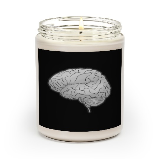 Human Anatomy Brain Scented Candles