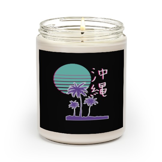 Japanese Okinawa Synthwave Streetwear Scented Candles