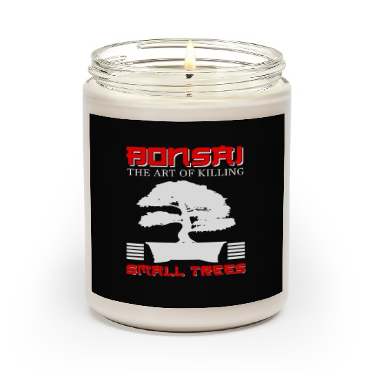 Bonsai Tree Meditation Nature Lover Scented Candles