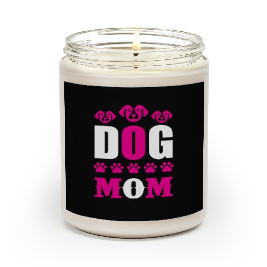 Dog Mom dogs lover Scented Candles
