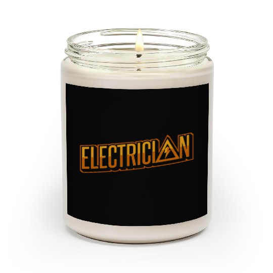 Electrician Electrical Engineer Lineman Scented Candles