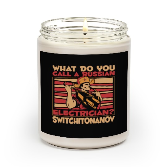 Electrician Electrical Engineer Lineman Scented Candles