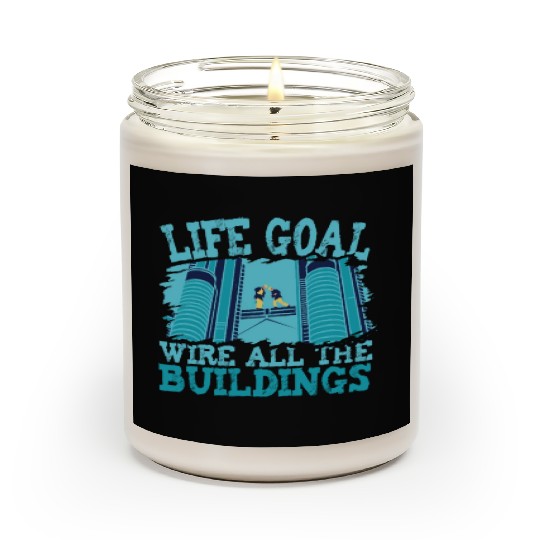 Electrician Electrical Engineer Lineman Scented Candles