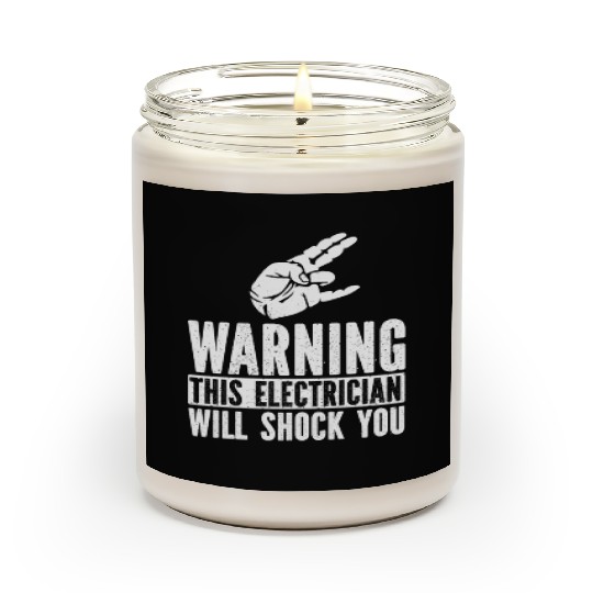 Electrician Electrical Engineer Lineman Scented Candles