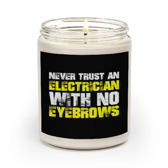 Electrician Electrical Engineer Lineman Scented Candles