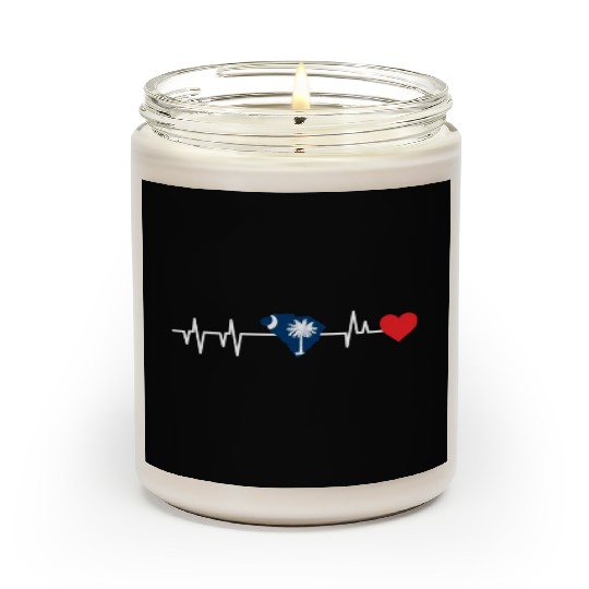 South Carolina Heartbeat Gift Scented Candles