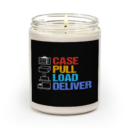 Case Pull Load Deliver Postal Worker Mail Carrier Scented Candles