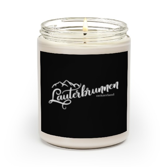 Love Lauterbrunnen Switzerland Alps Scented Candles