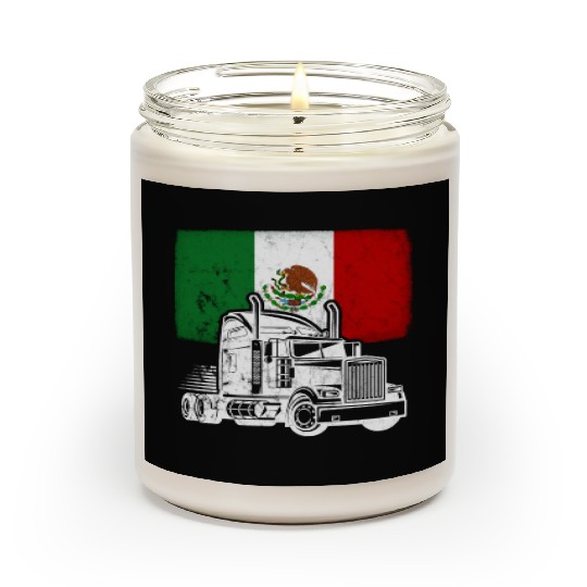Mexican Flag Themed Truck Design For A Mexican Scented Candles