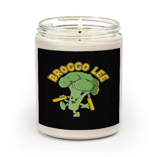 Brocco Lee Vegetable Vegetarian Vegan Broccoli Scented Candles