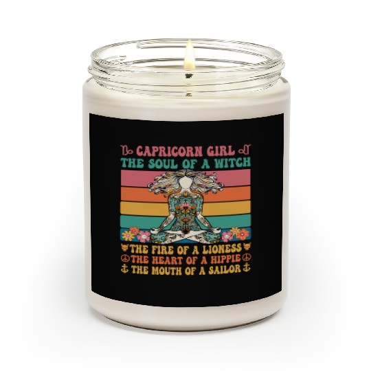 Capricorn Girl Astrology Sign Scented Candles