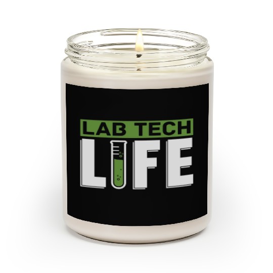 Lab Tech Life Laboratory Technician Science Scented Candles