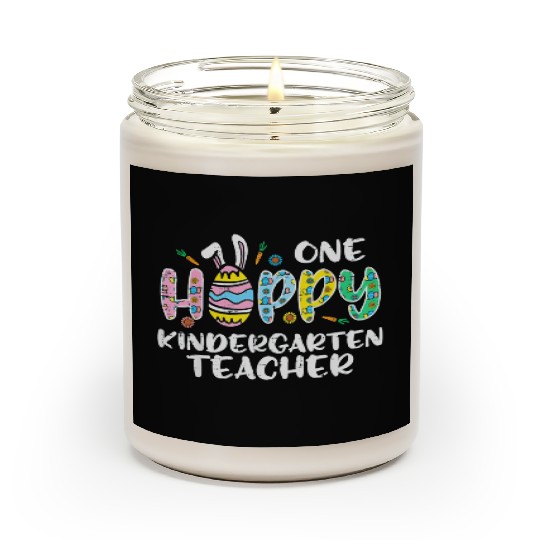 One Hoppy Kindergarten Teacher Scented Candles