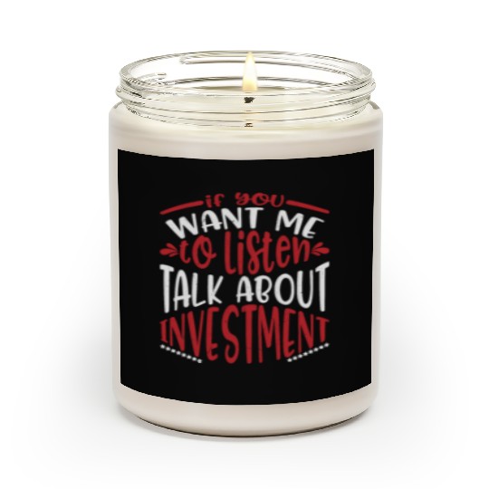 Budget Financial Management Analyst Lifestyle Gift Scented Candles