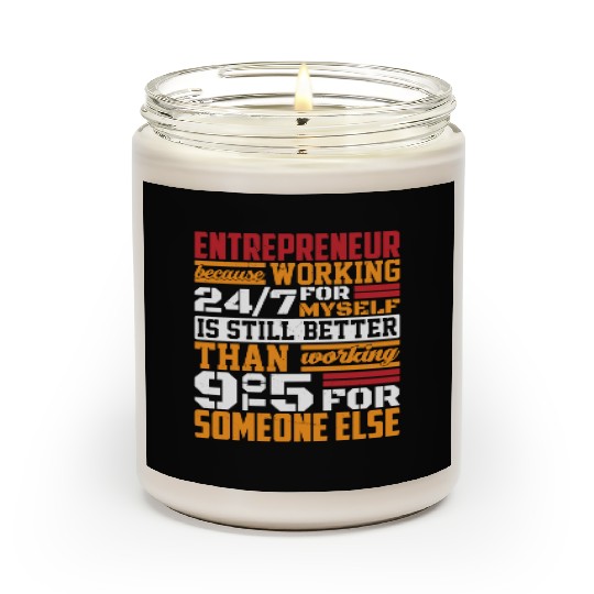 Entrepreneur Minded Business Lifestyle Gifts Idea Scented Candles