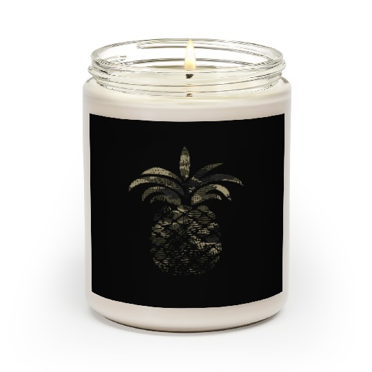 Distressed Camo Camouflage Eapple Lover Birthday Scented Candles