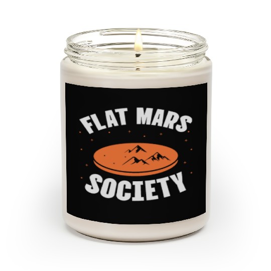Flat Mars Society Scented Candles