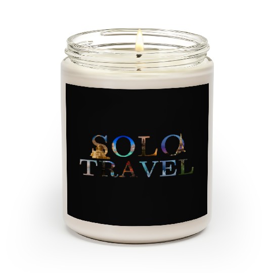 in love with solo travel, in all seasons Scented Candles