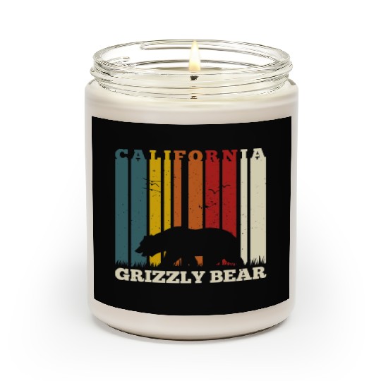 California Bear Retro Scented Candles