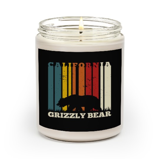 California Bear Retro Scented Candles