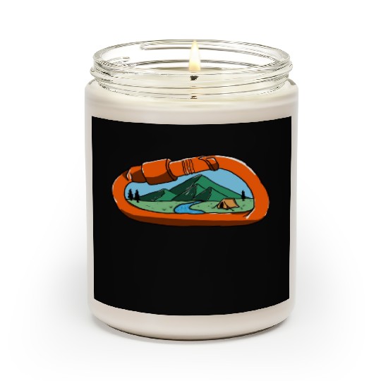 Climb adventure art Scented Candles
