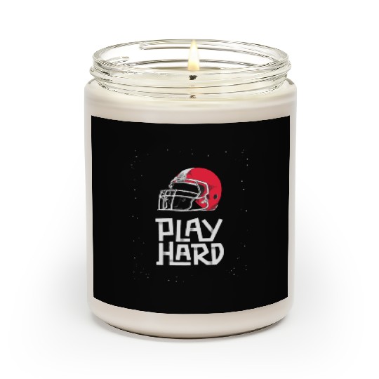play hard rugby american football Scented Candles