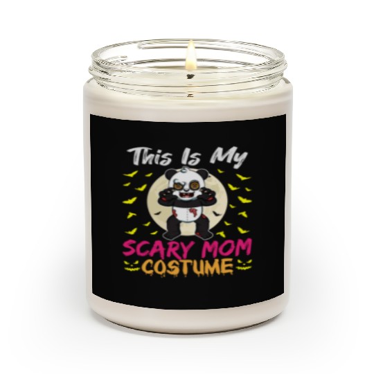 This Is My Scary Mom Costume Funny Halloween Scented Candles