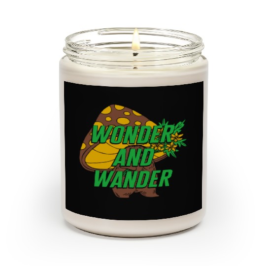 Fungi Scented Candles, Wonder And Wander Scented Candles, Funny Healthy