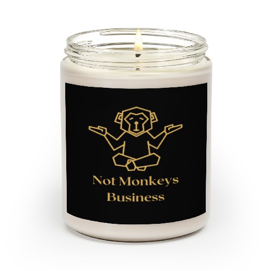 Not monkey´s Business Scented Candles
