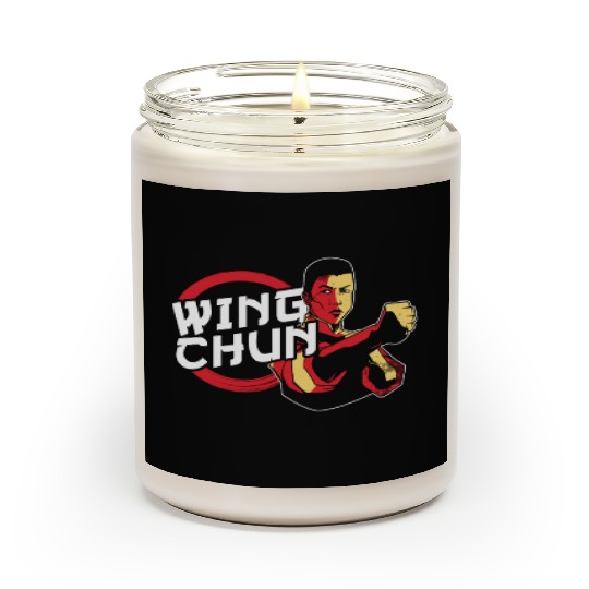 Wing Chun Coach Martial Arts Fighter Training Scented Candles
