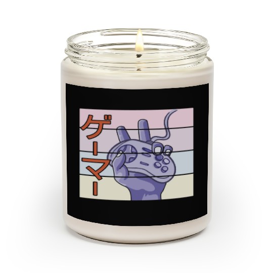 Japanese Play Video Game Lover Arcade Gamer Gaming Scented Candles