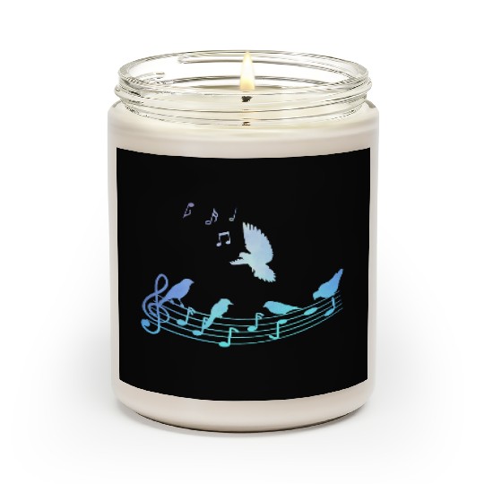 Musician Bird Songs Nature Scented Candles