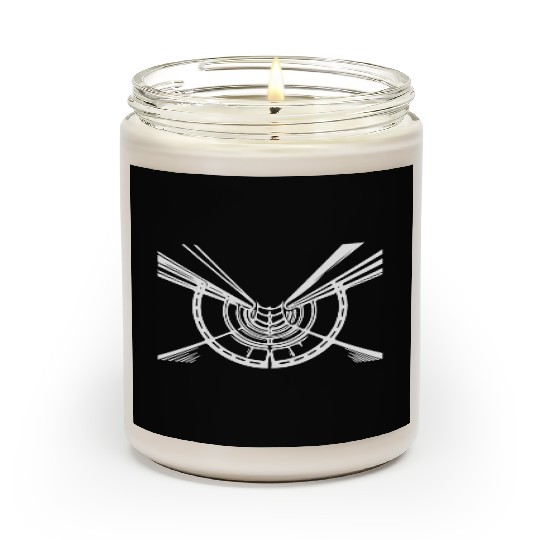 Geometric Lines Hull Circle View Scented Candles