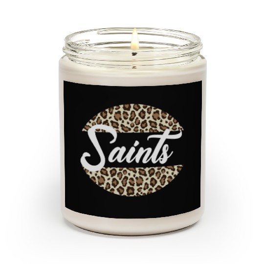 Saints High School Mascot Sports Team Women's Scented Candles