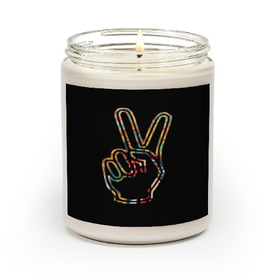 Psychedelic Peace Scented Candles