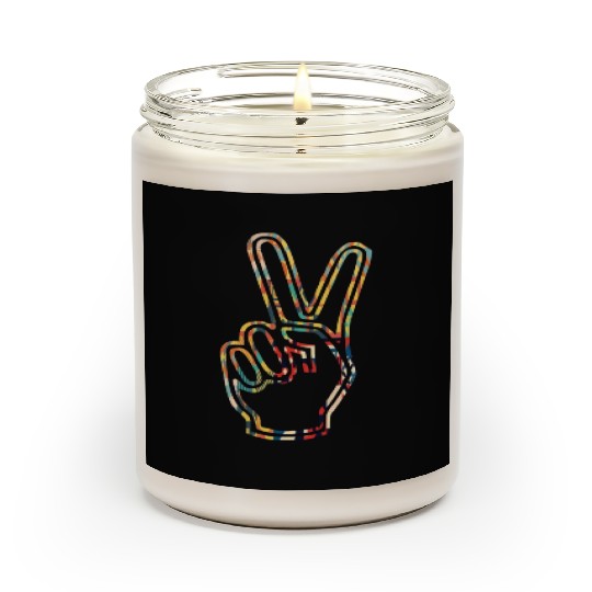 Psychedelic Peace Scented Candles