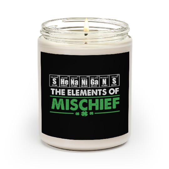 St Patrick Day Science Periodic Table Shenanigans Scented Candles