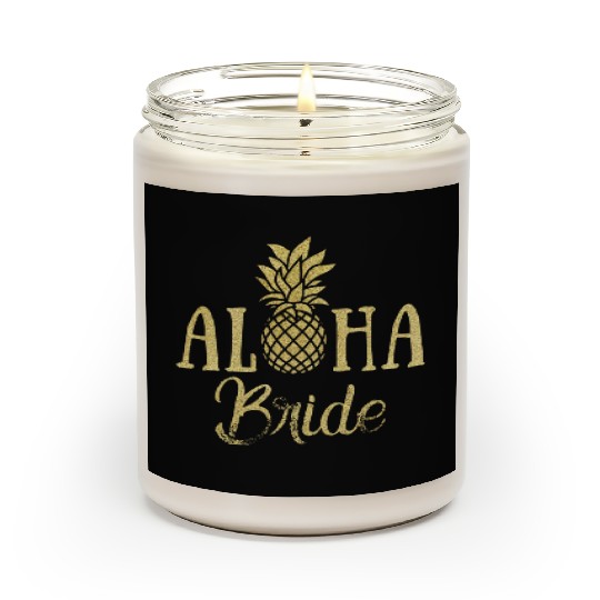 Aloha Bride Pineapple Hawaii Scented Candles