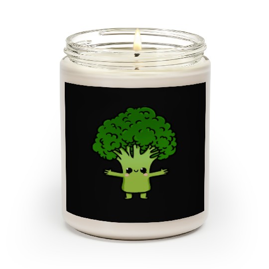 Kawaii Broccoli For Broccoli Lover Scented Candles