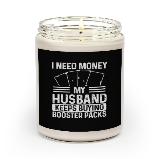 Trading Card Game Collector money Husband TCG Scented Candles
