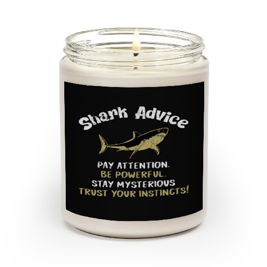 Gift for Shark Lovers Marine Biology Gift Science Scented Candles