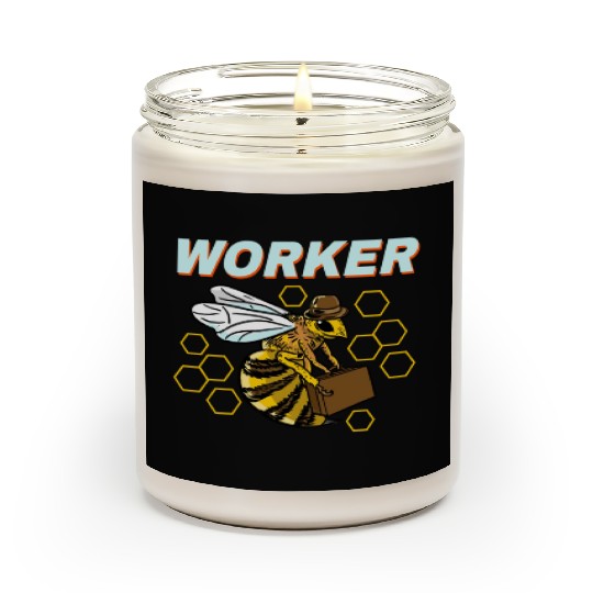 Worker Bee For Bee Lover Scented Candles